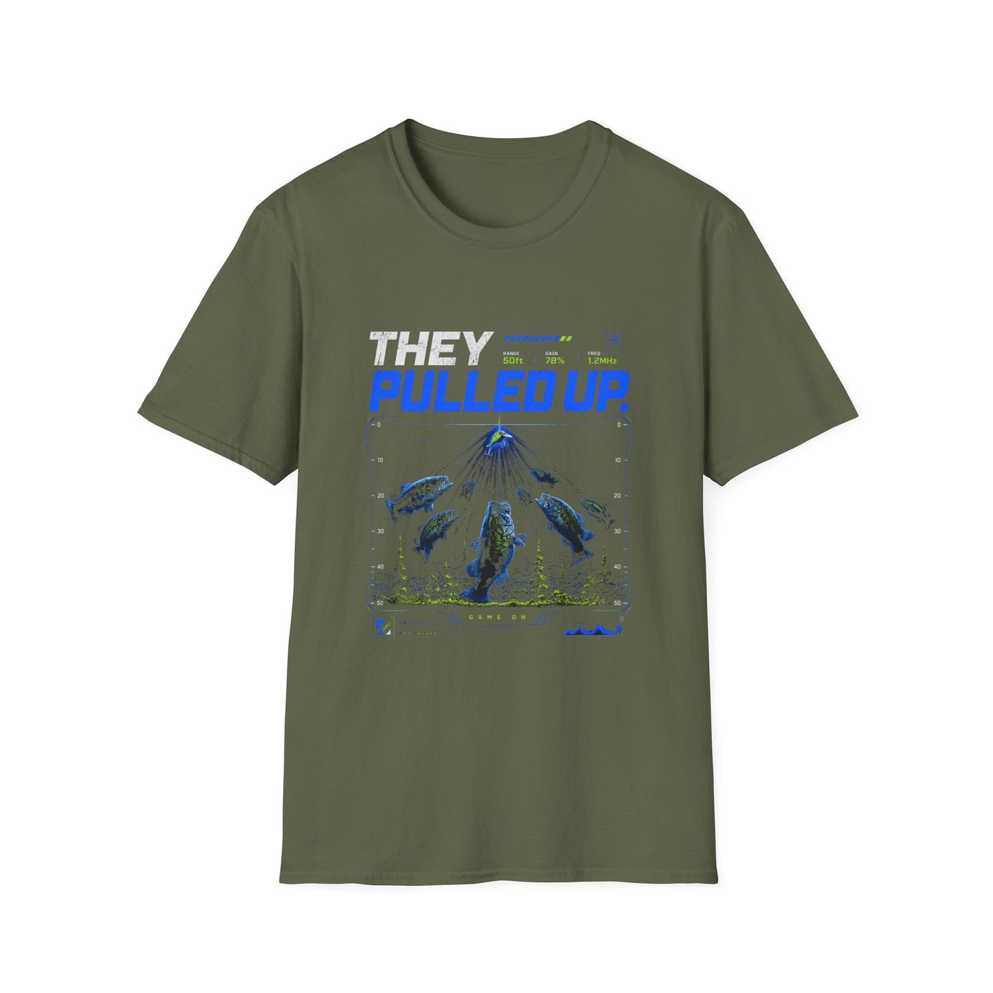 They Pulled Up Softstyle Fishing T-Shirt