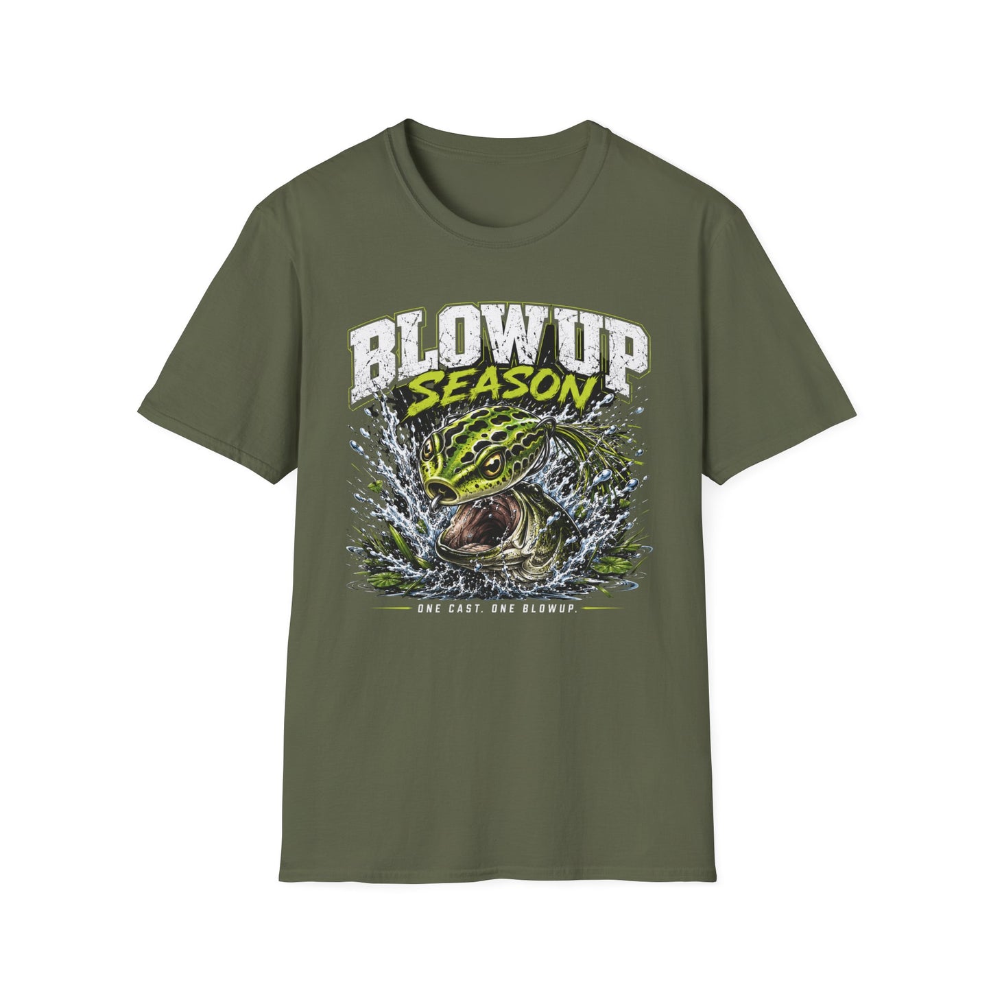 Blow Up Season Softstyle Fishing T-Shirt