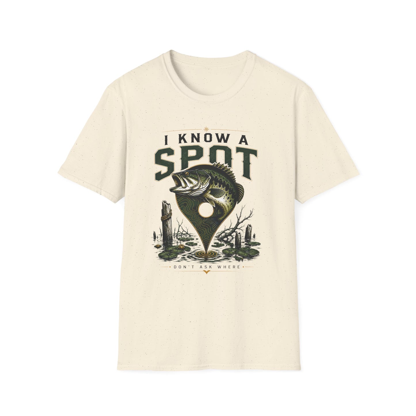 I Know A Spot Softstyle Fishing T-Shirt