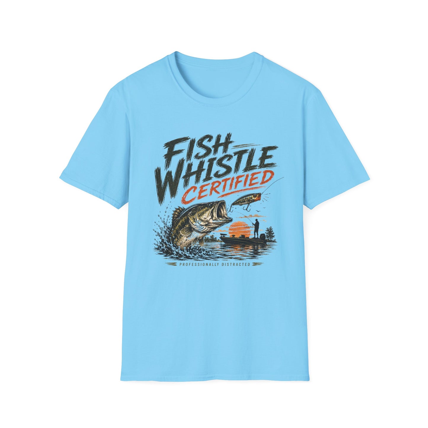 Fish Whistle Certified Softstyle Fishing T-Shirt