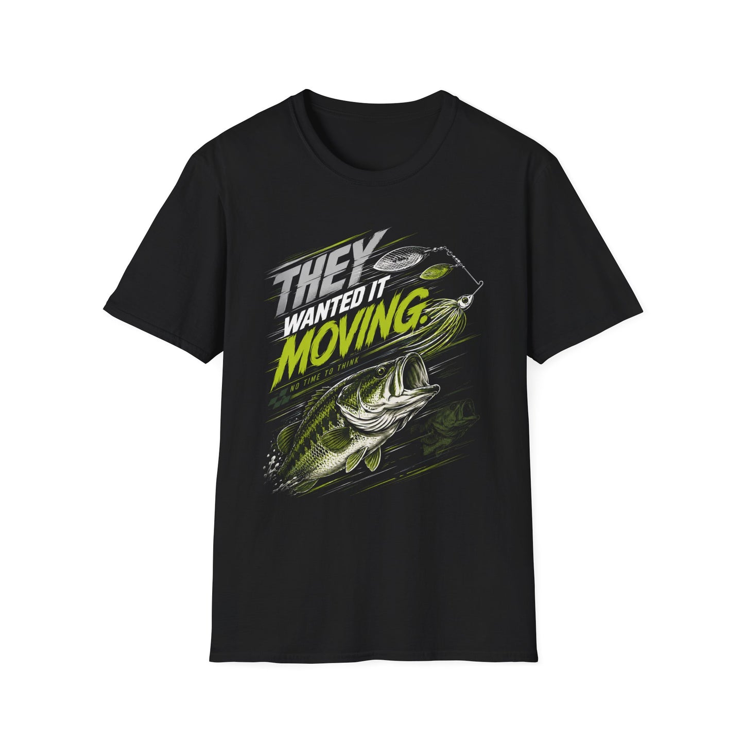 They Wanted It Moving Softstyle Fishing T-Shirt