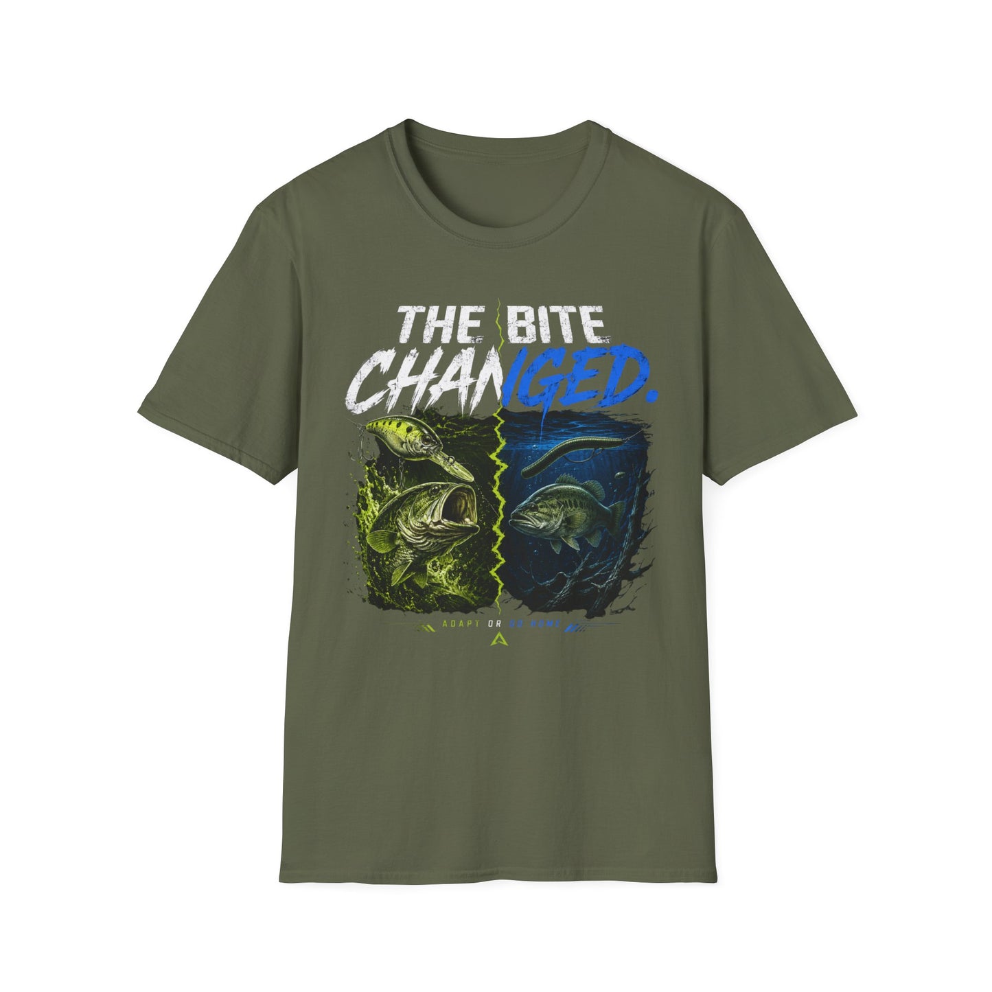 The Bite Changed Softstyle Fishing T-Shirt