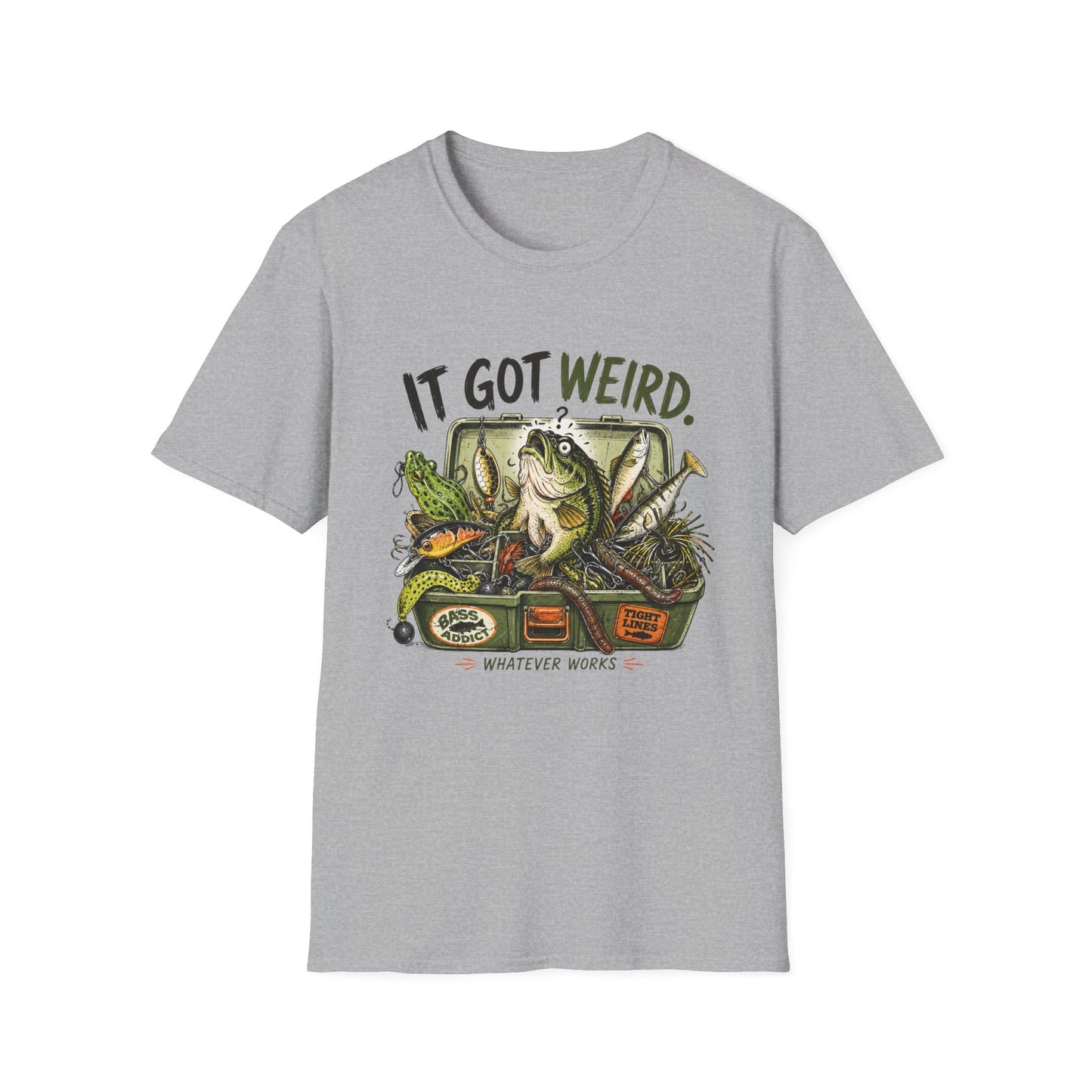 It Got Weird.. Softstyle Fishing T-Shirt