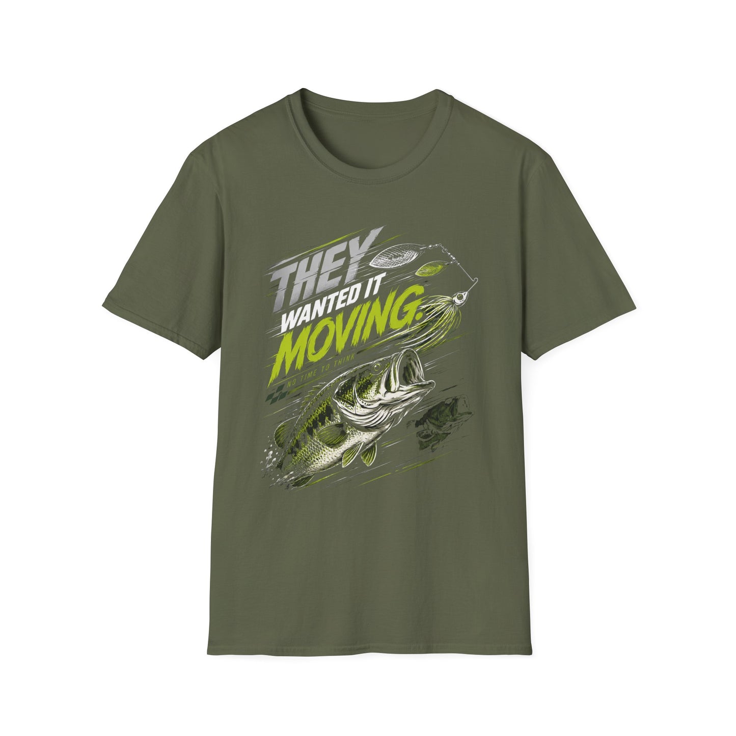 They Wanted It Moving Softstyle Fishing T-Shirt