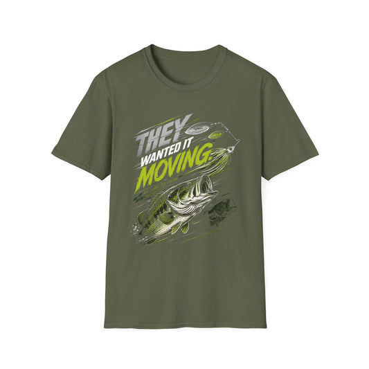 They Wanted It Moving Softstyle Fishing T-Shirt