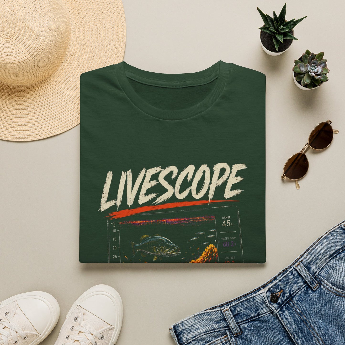 Livescope Made Me Do It Softstyle Fishing T-Shirt
