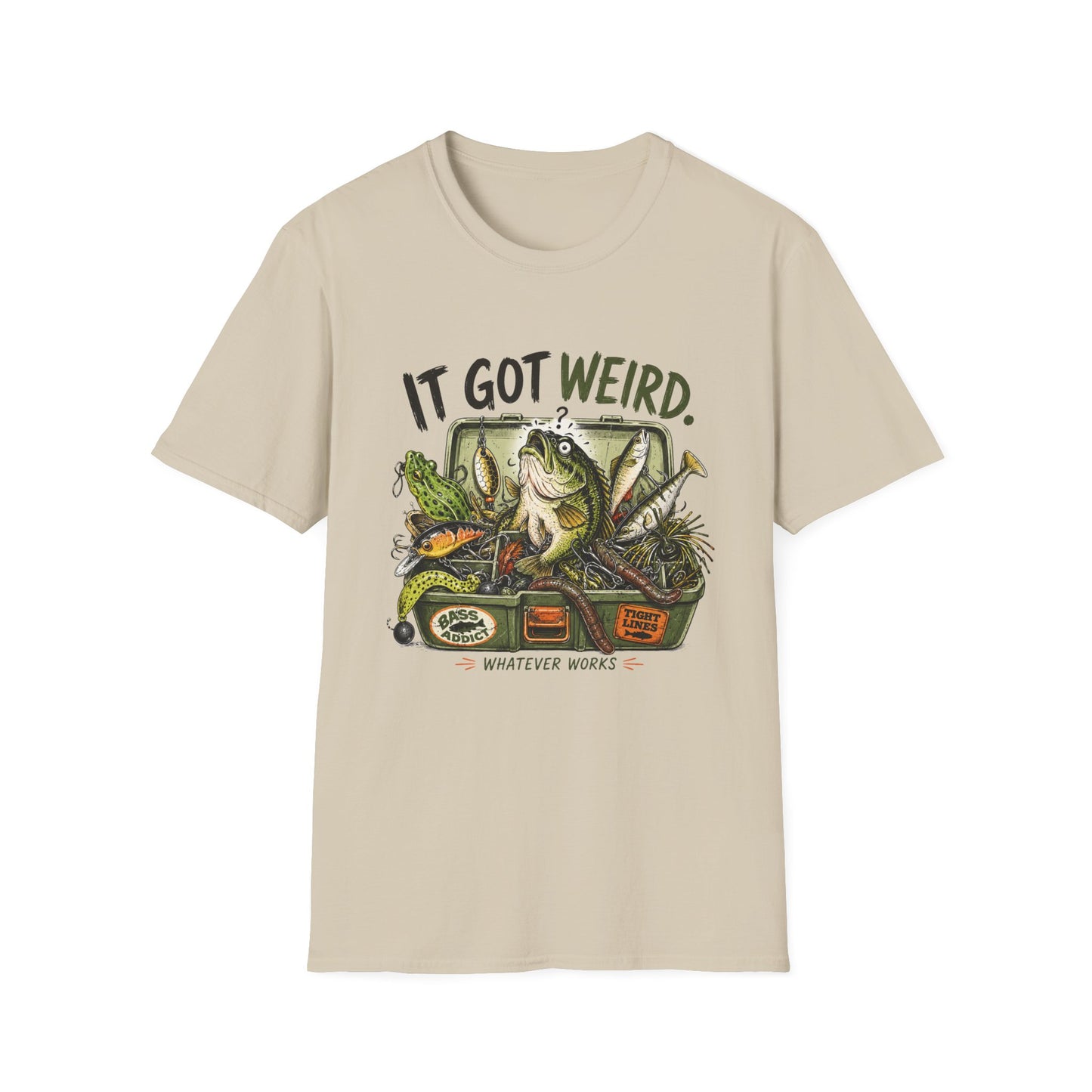 It Got Weird.. Softstyle Fishing T-Shirt