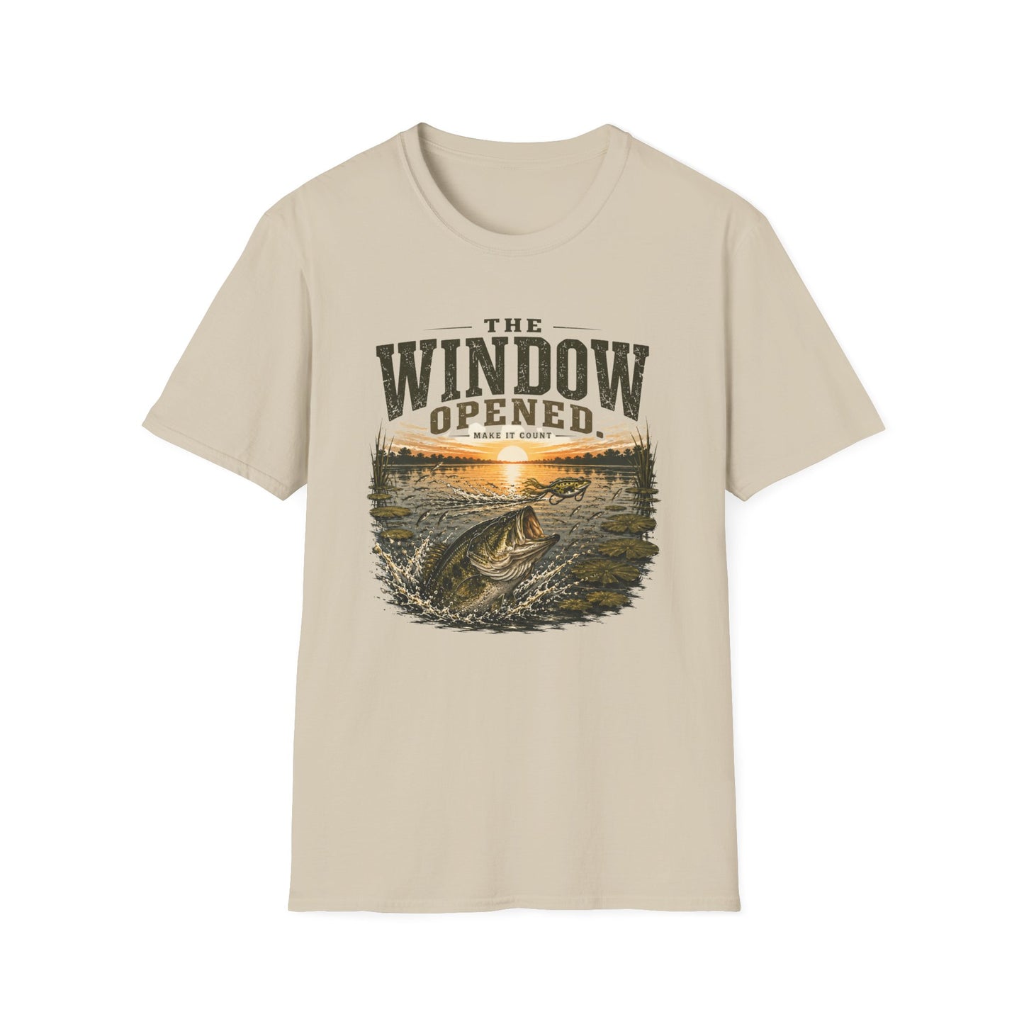The Window Opened Softstyle Fishing T-Shirt