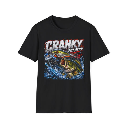Cranky Full Send Softstyle Fishing T-Shirt