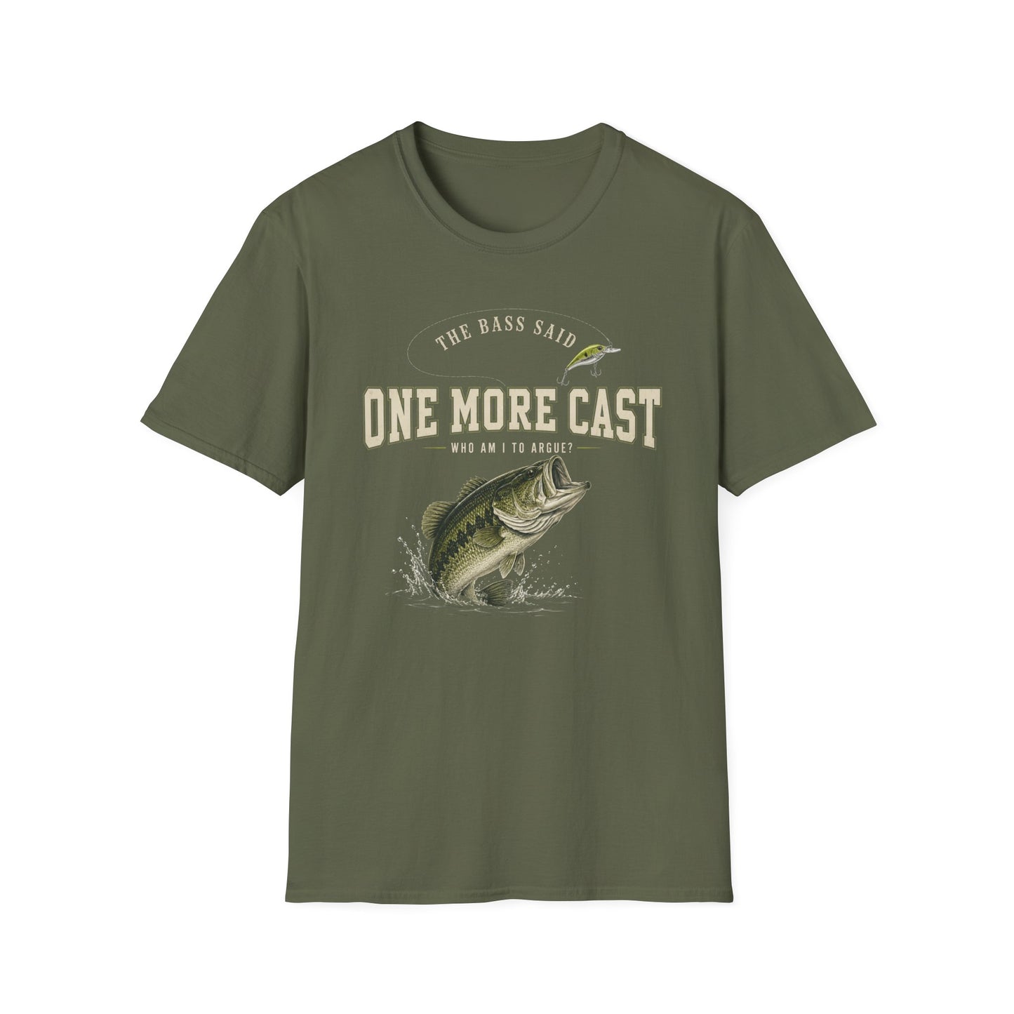 One More Cast Softstyle Fishing T-Shirt