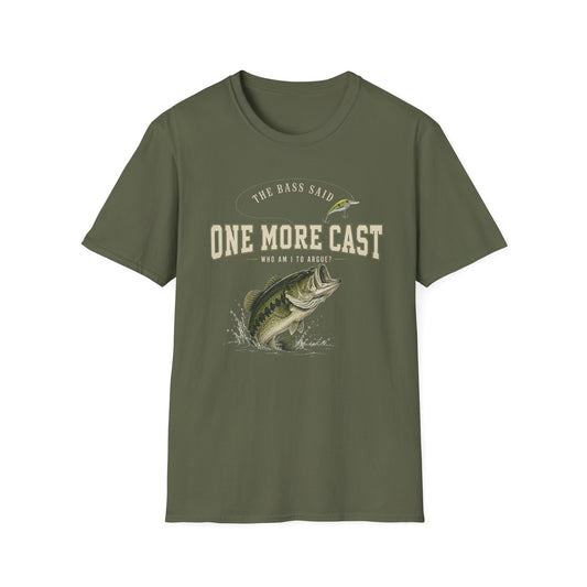 One More Cast Softstyle Fishing T-Shirt