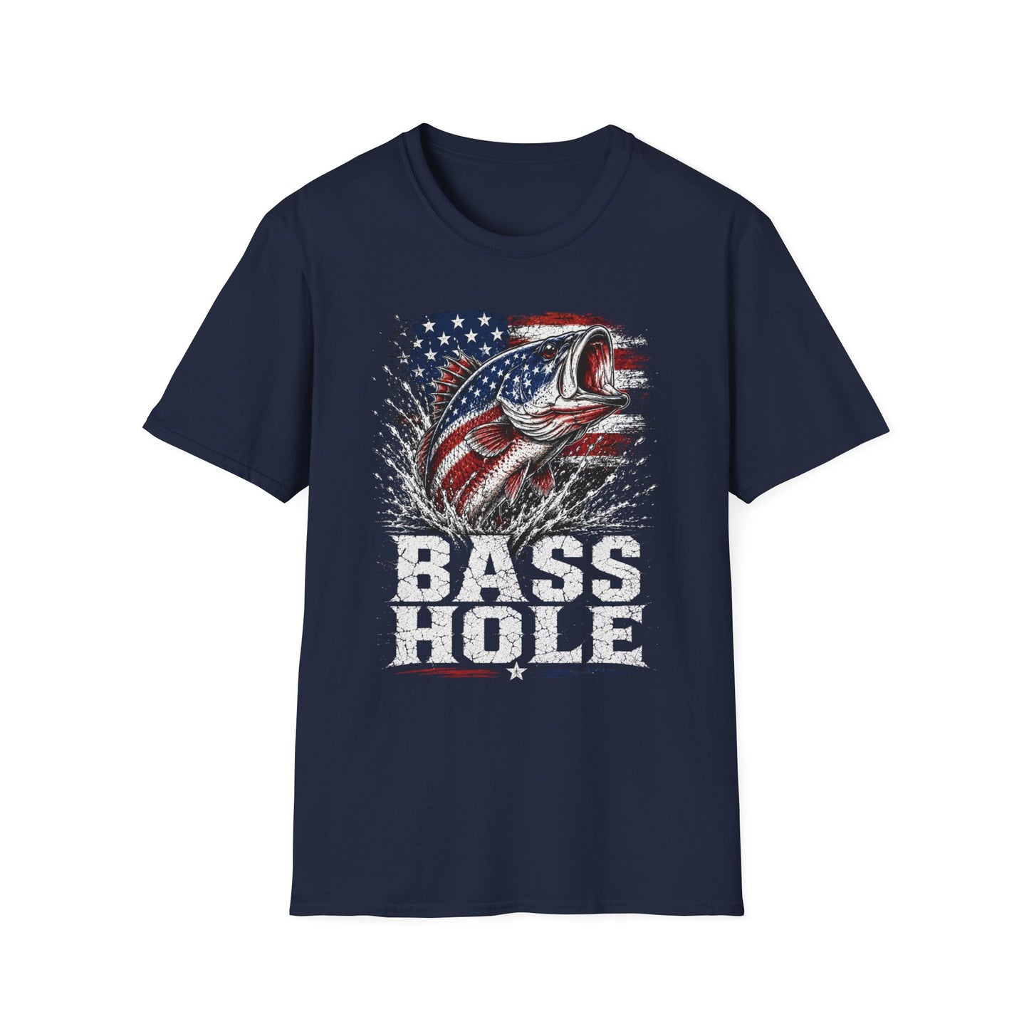 Bass Hole Softstyle Fishing T-Shirt