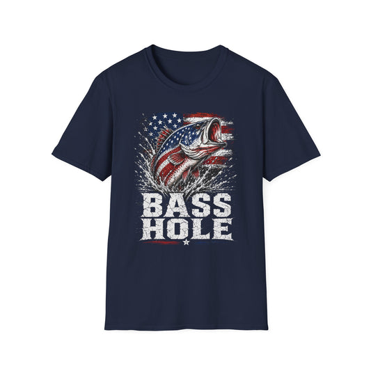 Bass Hole Softstyle Fishing T-Shirt
