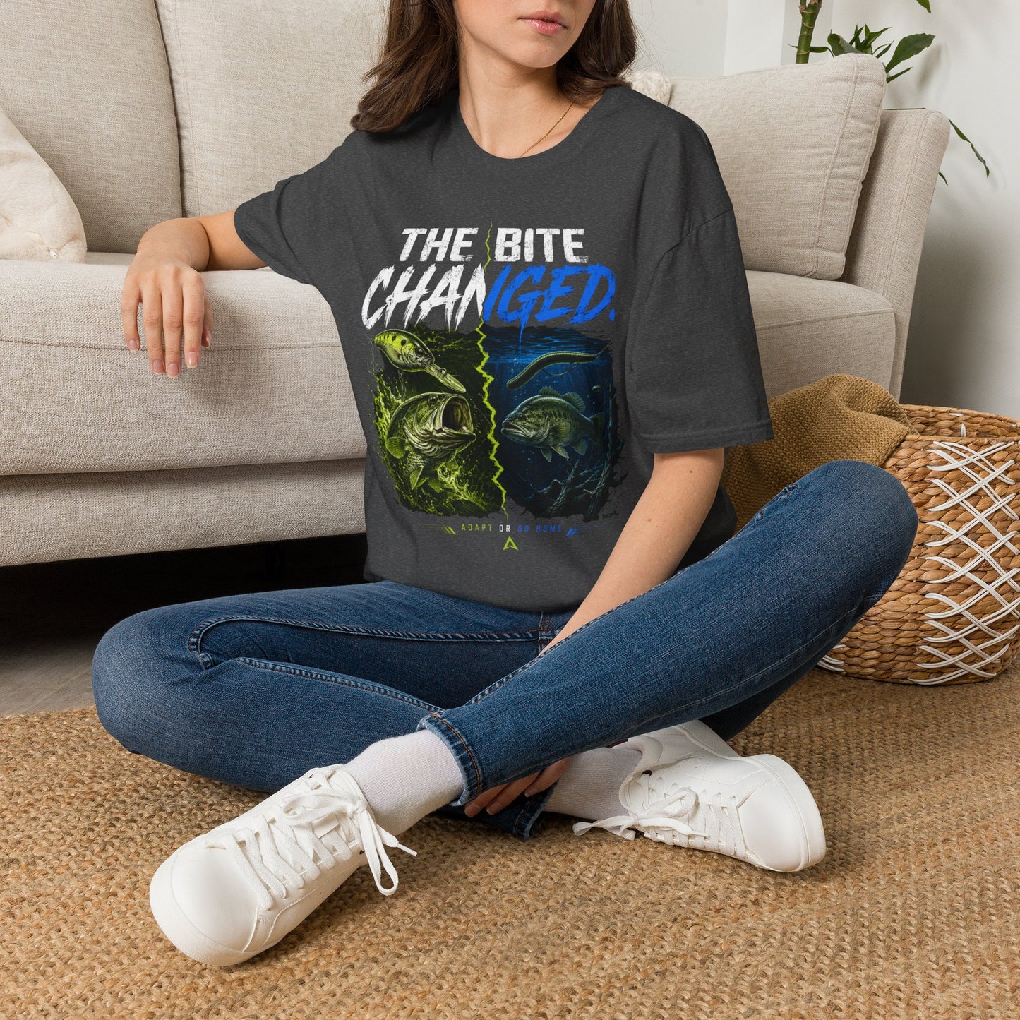 The Bite Changed Softstyle Fishing T-Shirt