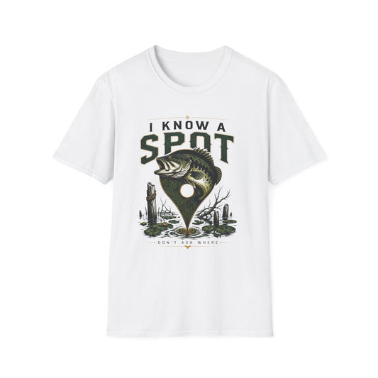 I Know A Spot Softstyle Fishing T-Shirt