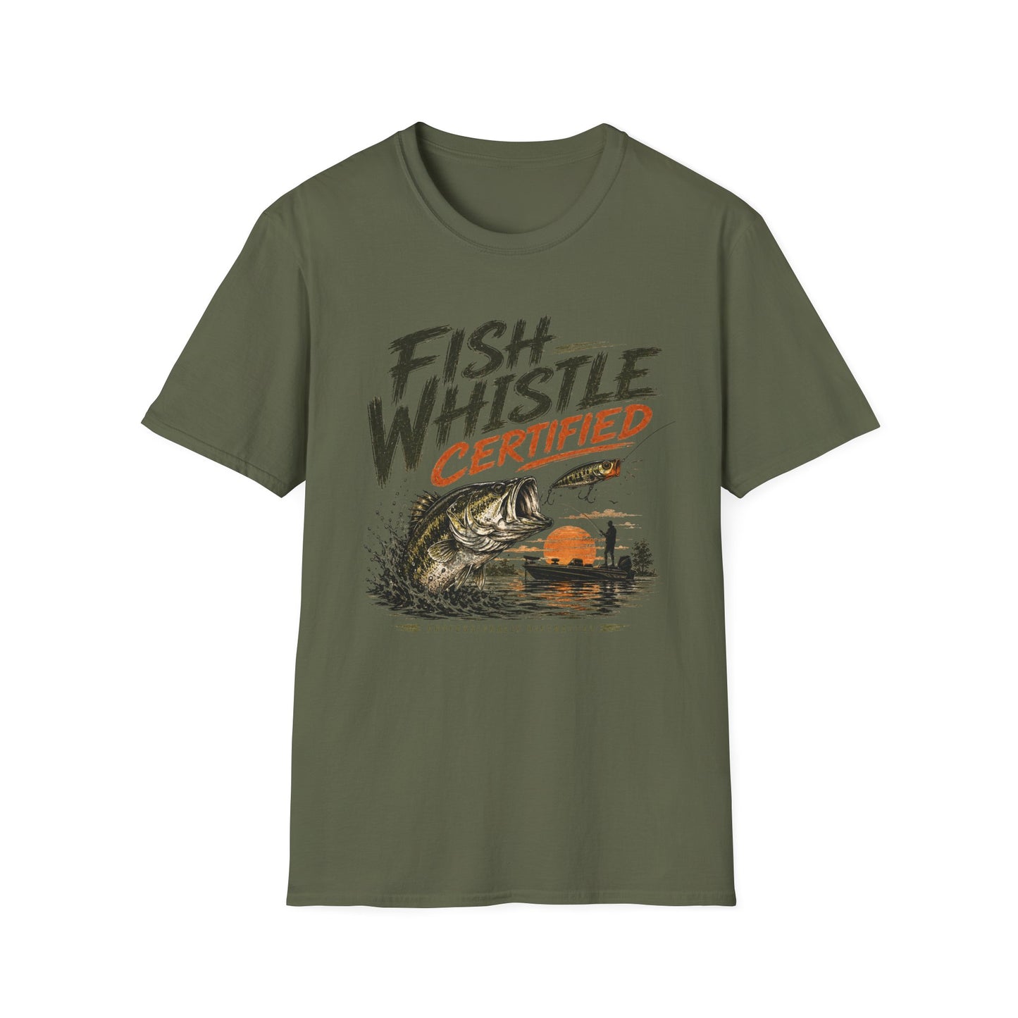 Fish Whistle Certified Softstyle Fishing T-Shirt