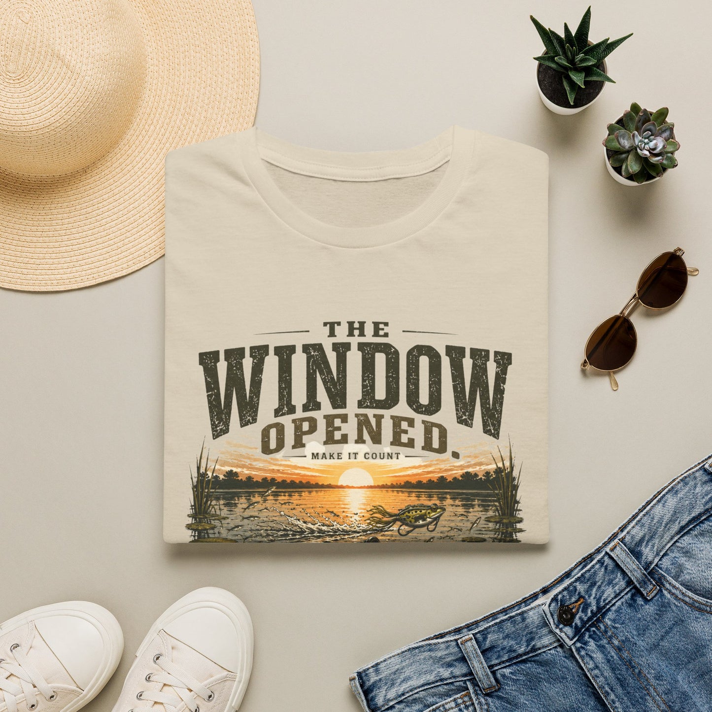 The Window Opened Softstyle Fishing T-Shirt