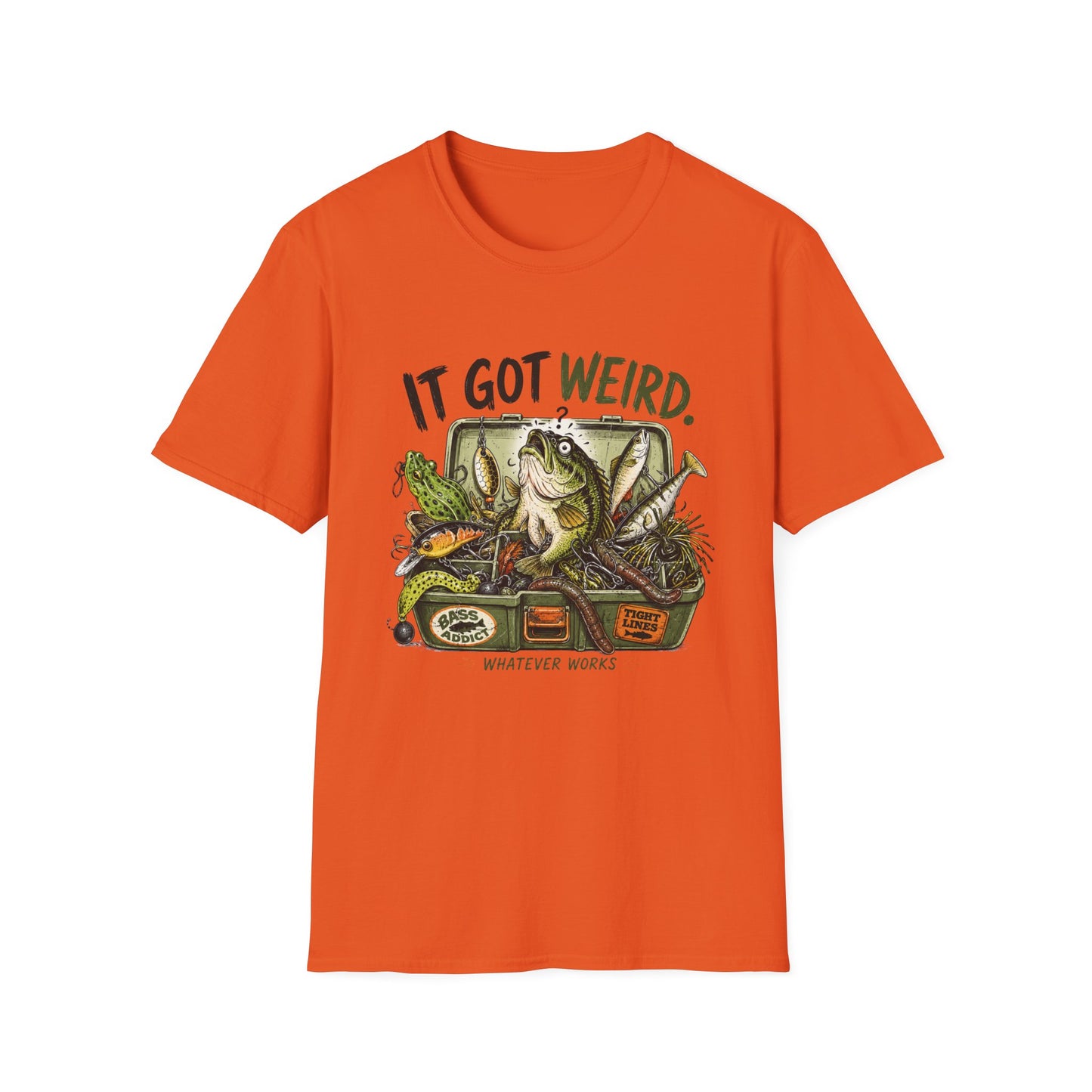 It Got Weird.. Softstyle Fishing T-Shirt