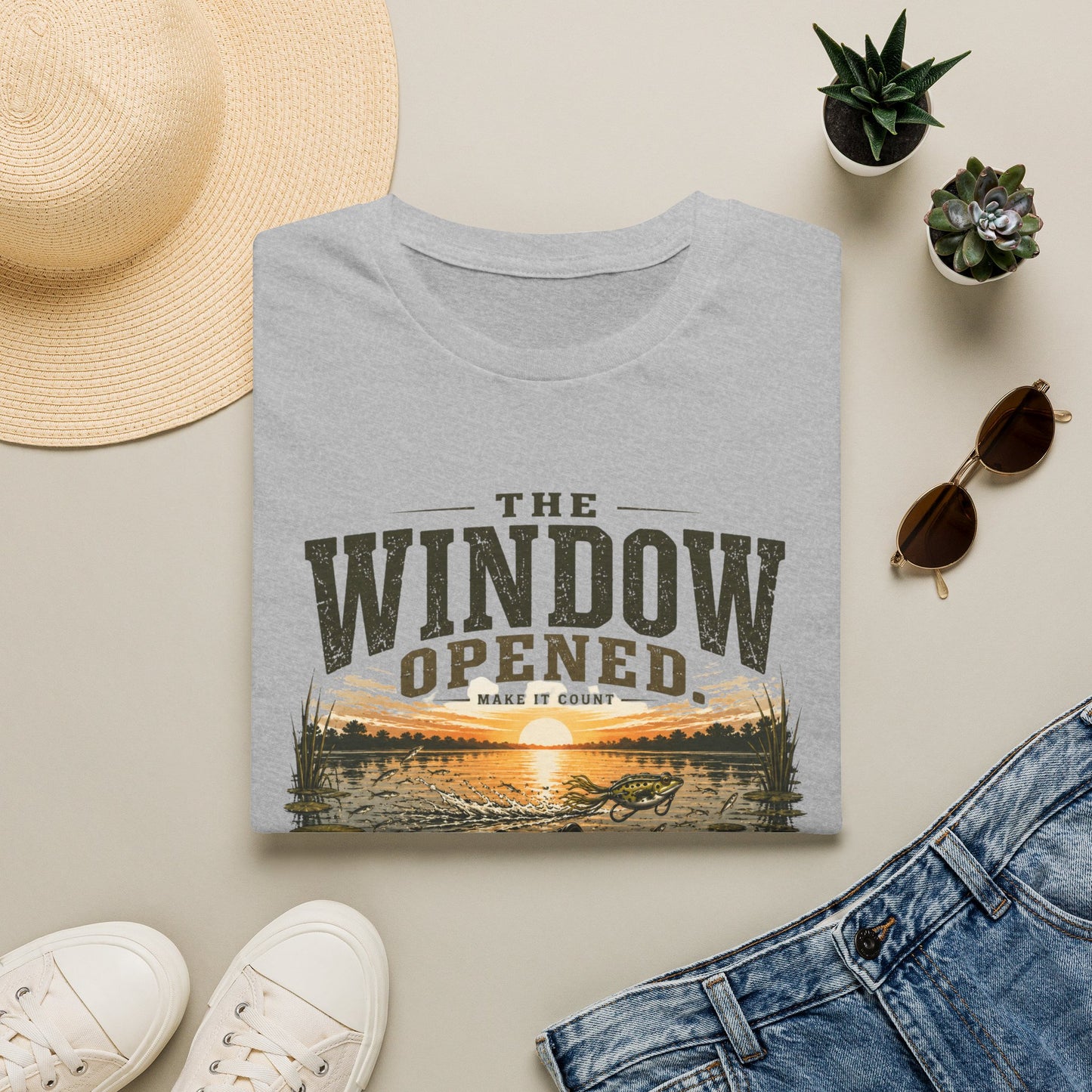 The Window Opened Softstyle Fishing T-Shirt