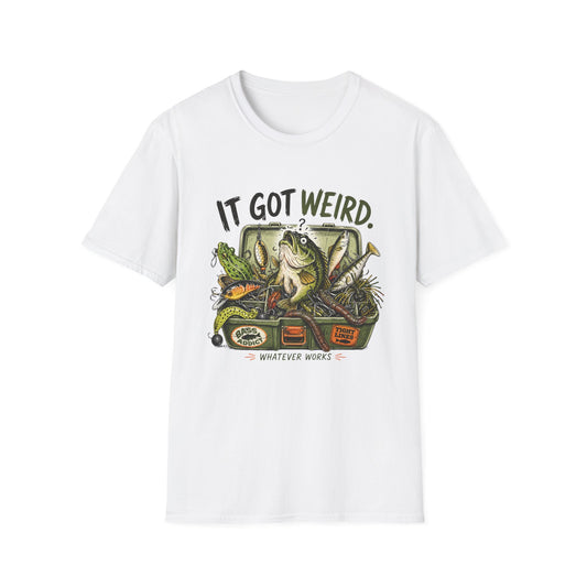 It Got Weird.. Softstyle Fishing T-Shirt