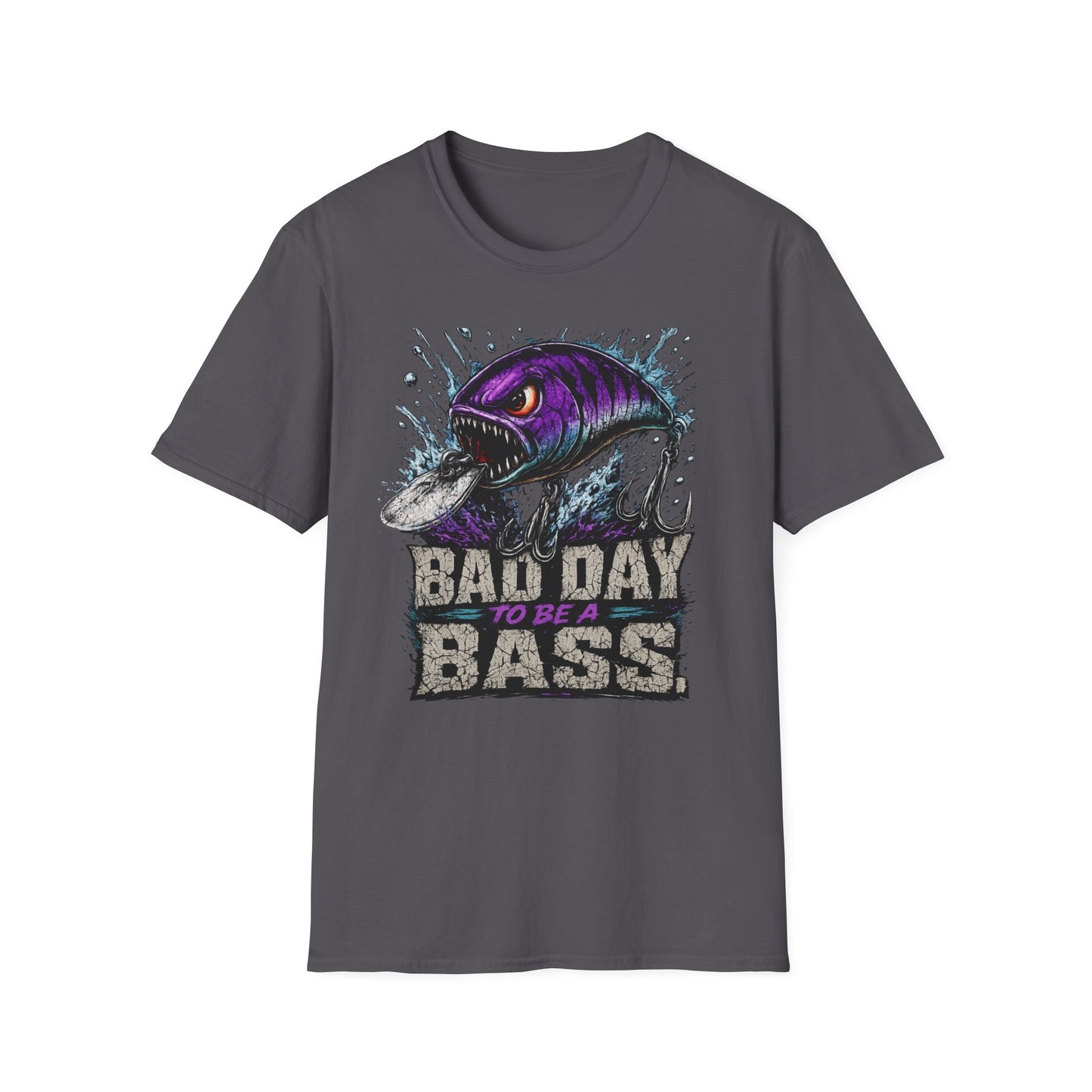 Bad Day To Be A Bass Softstyle Fishing T Shirt