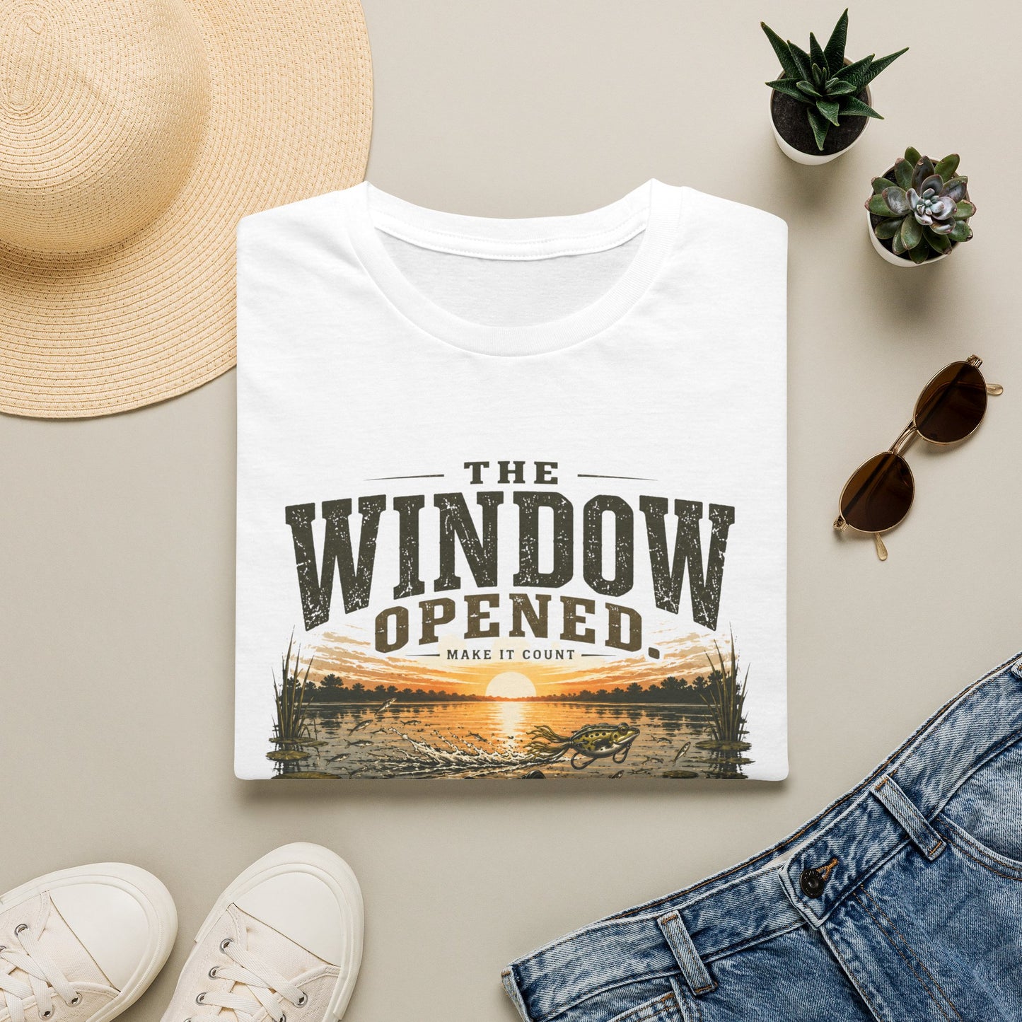The Window Opened Softstyle Fishing T-Shirt