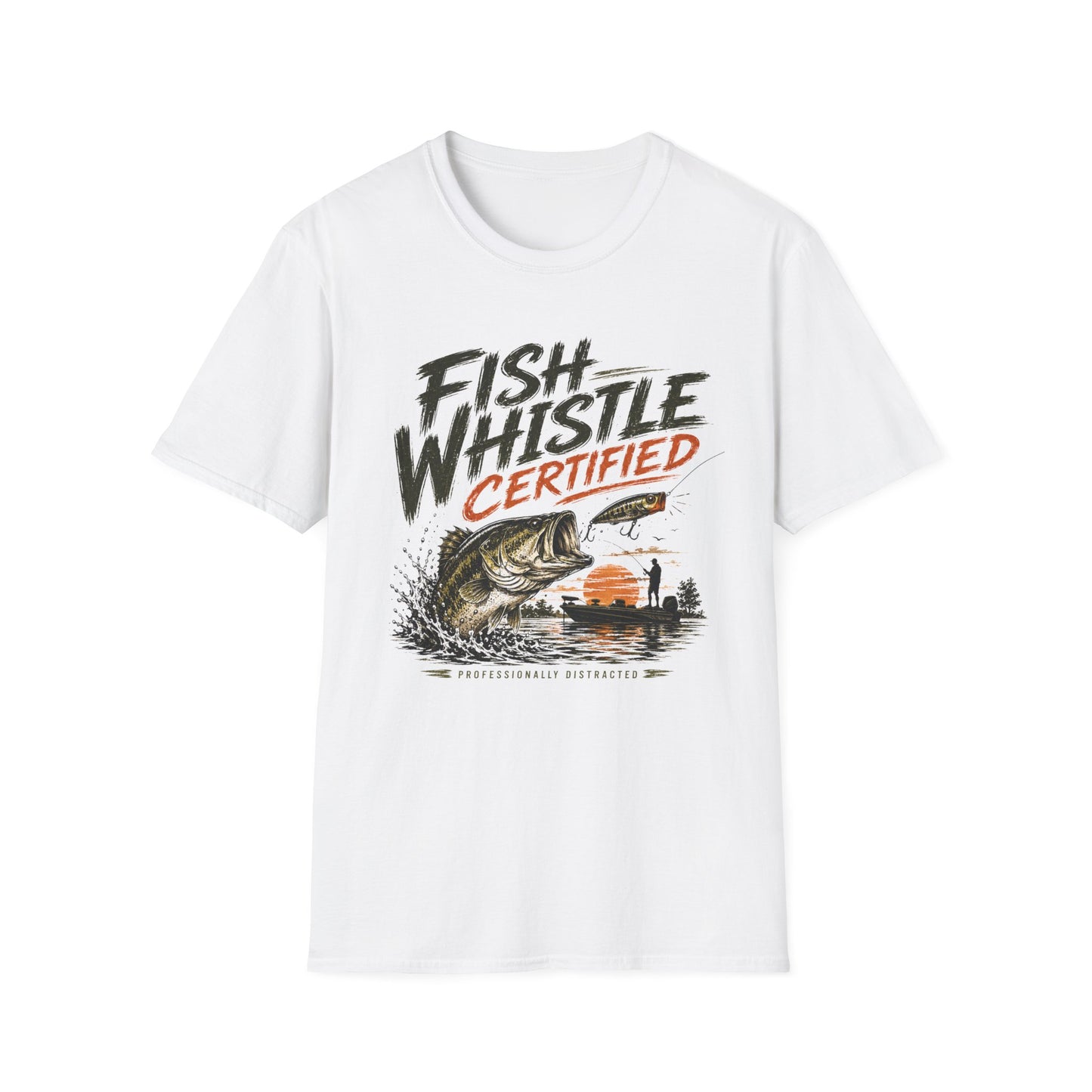 Fish Whistle Certified Softstyle Fishing T-Shirt