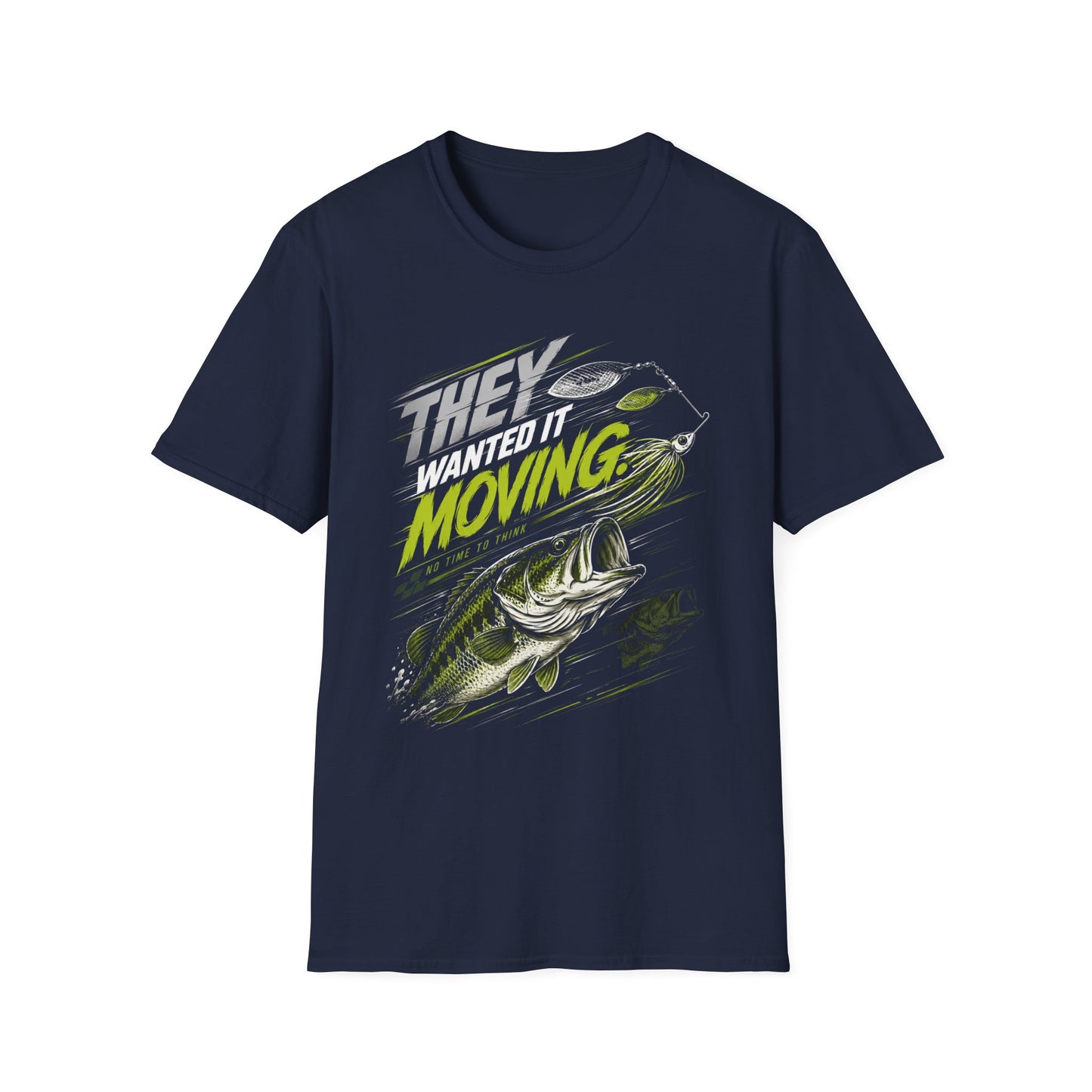 They Wanted It Moving Softstyle Fishing T-Shirt