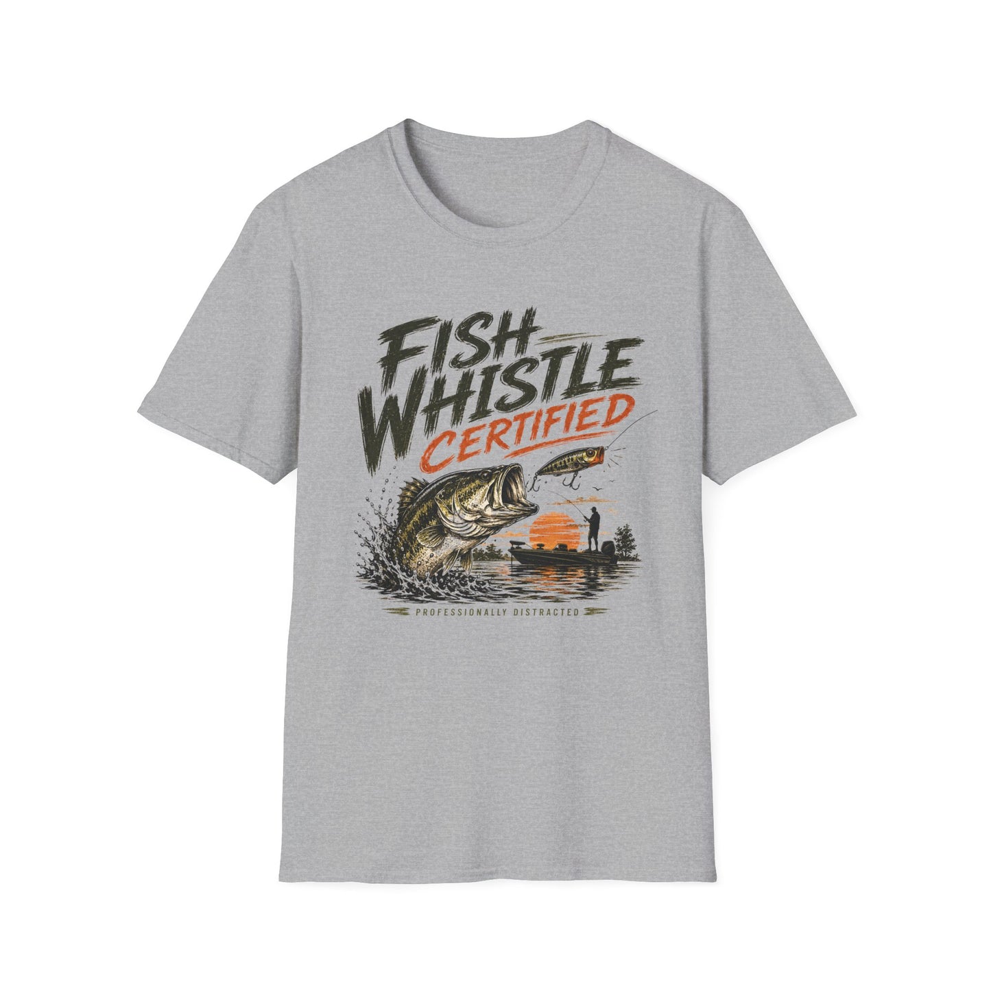 Fish Whistle Certified Softstyle Fishing T-Shirt