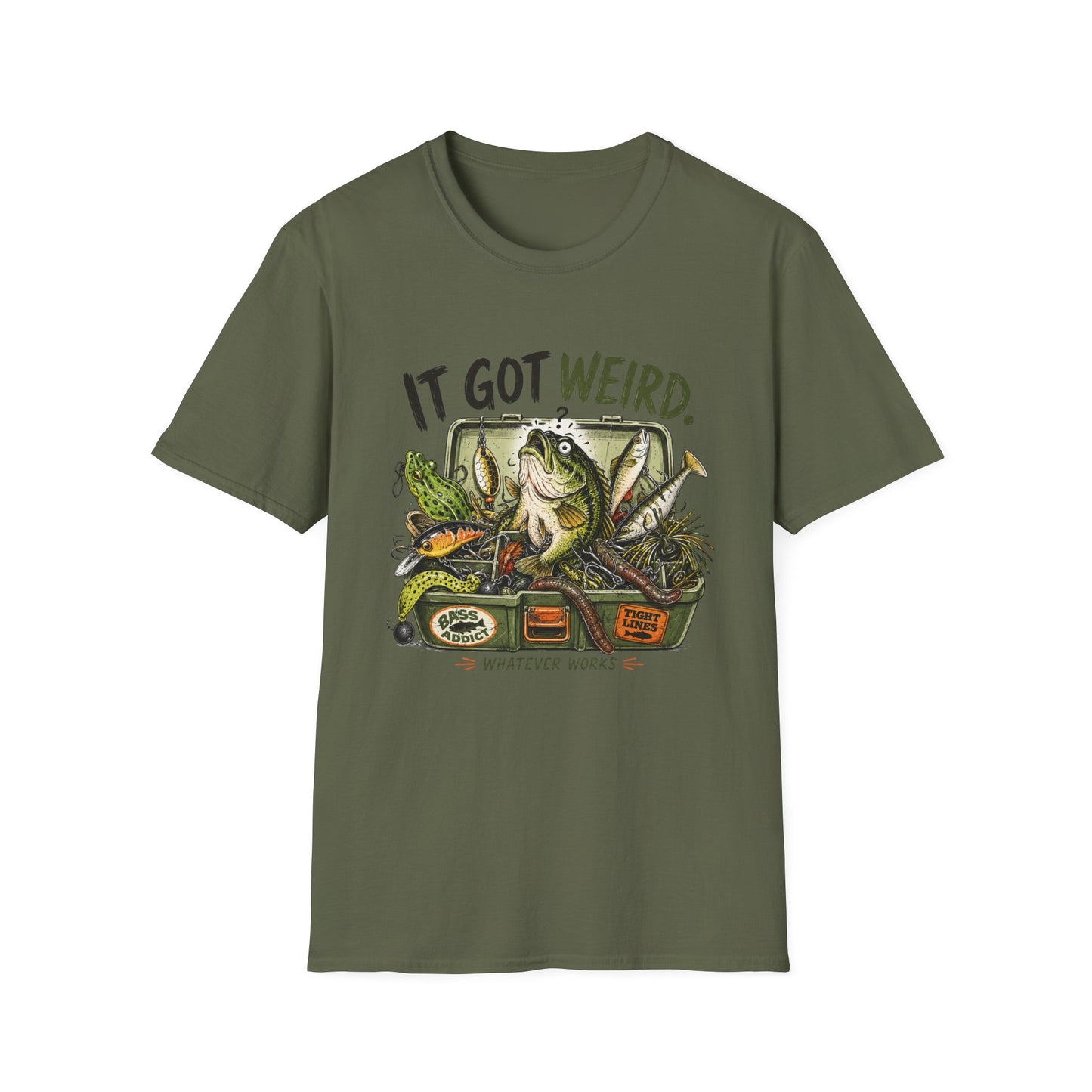 It Got Weird.. Softstyle Fishing T-Shirt